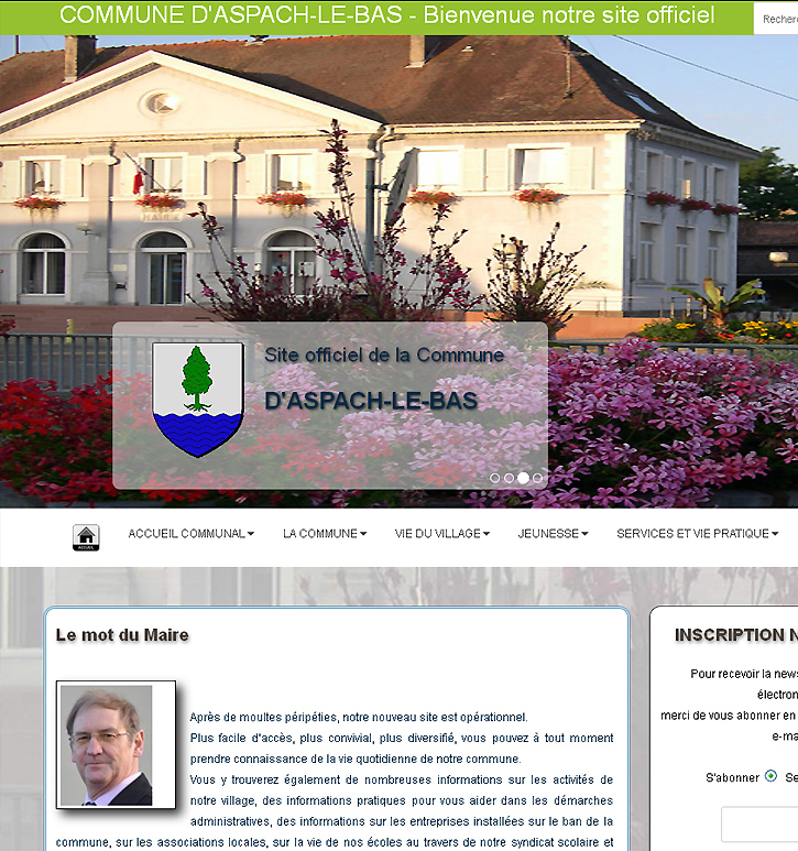 Site officiel Mairie Aspach-le-bas Alsace